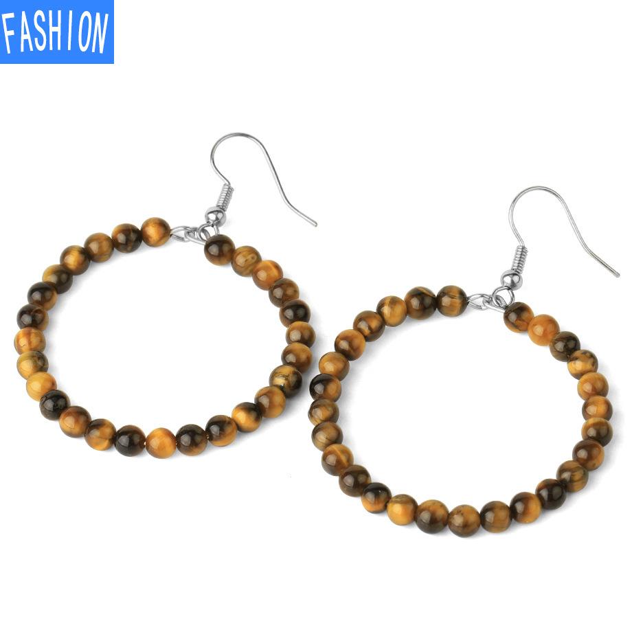 Маленькие круглые серьги из бисера с аметистом. Универсальные женские серьги.