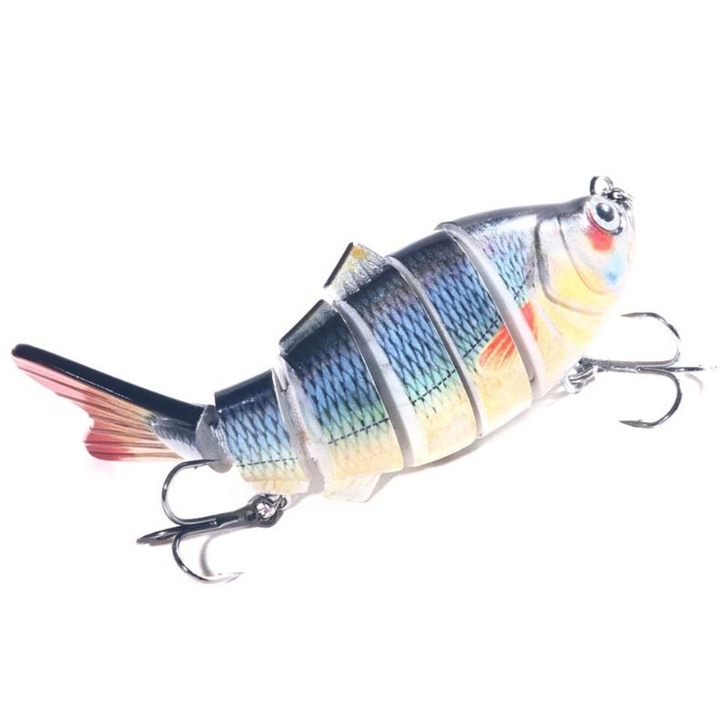 Multi Jointed Crankbaits 6 Segment Hard Baits Trout Lures Swimbait Minnow Fishing Lures Wobbler Fishing Tackle