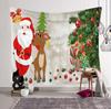 UV Reaction Tapestry Ins Christmas Collection Home Tapestry Tapestry Wall Hanging Fluorescent Tapestry  Decorative Fabric