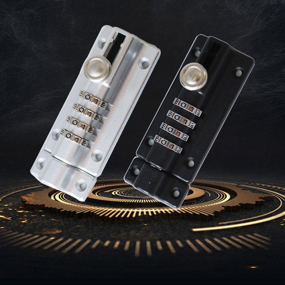 Thicken Combination Locking Bolt Solid Sliding Door Password Lock for Shed Gate Fences