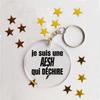 AESH In France Acrylic Key Chains Teacher'day Original and Practical Teacher'gift Key Chain Ring Chains Acrylic Ornaments