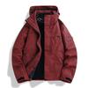Men Women 3-in-1 Waterproof Windproof Hiking Jacket With Removable Fleece Liner Outdoor Trekking Camping Cycling