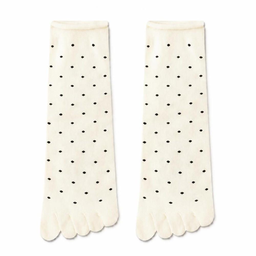 Ankle Length Five Finger Socks Cotton Mid Tube Socks New Split Toe Socks Girls