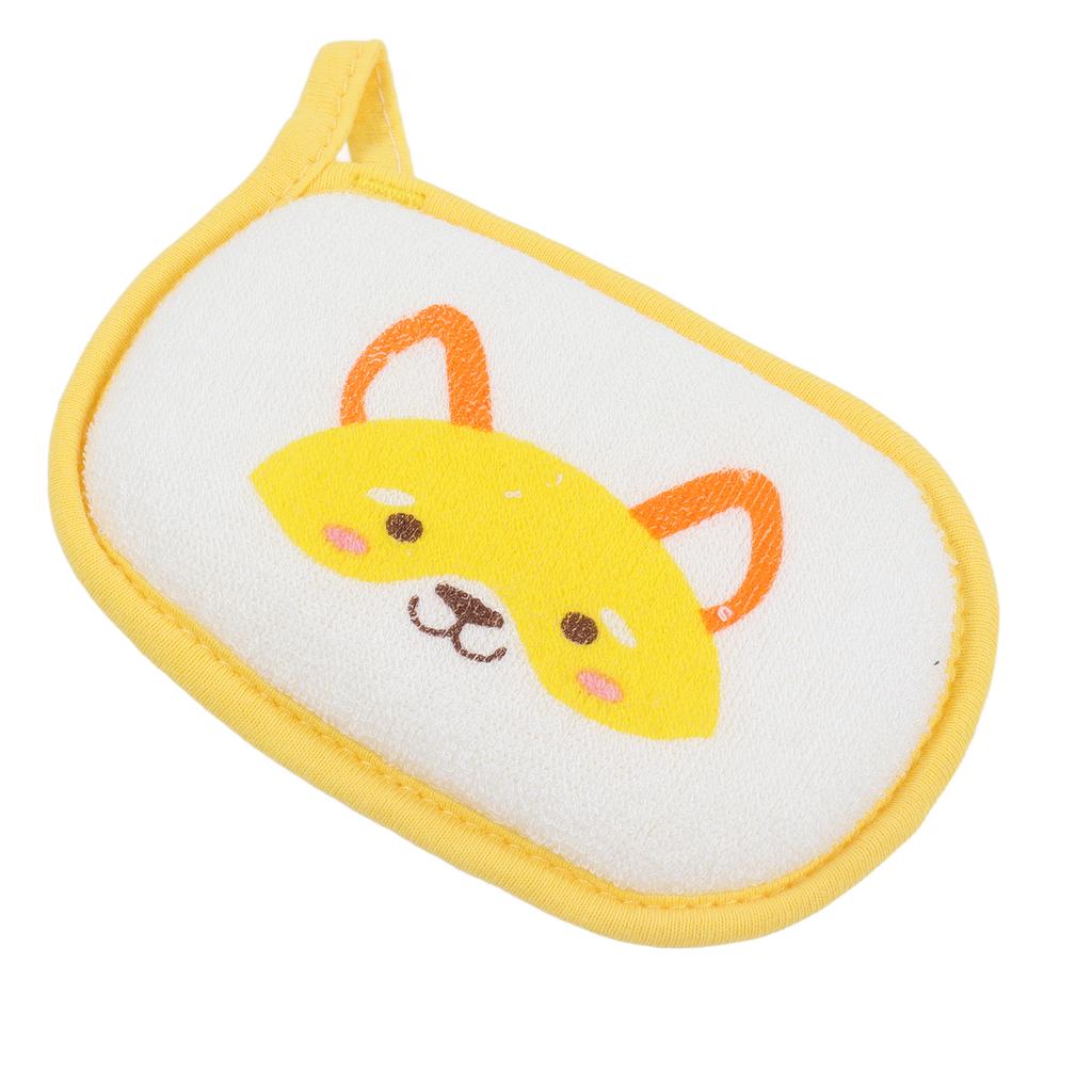 5pcs Baby Bath Brush Soft Sponge Cartoon Pattern Multipurpose Kids Bath Cotton Brush for Babies