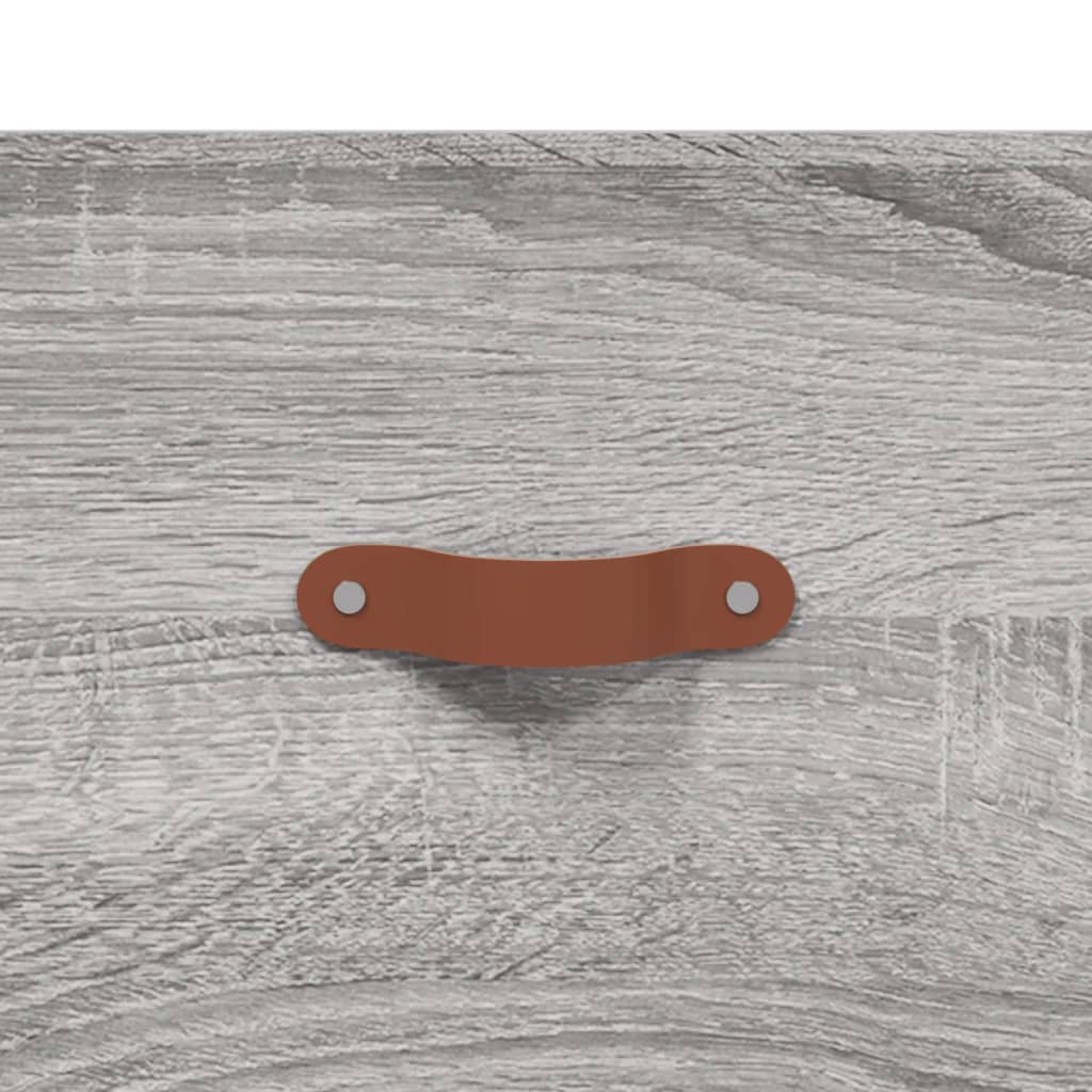 TV Cabinet Gray Sonoma 80 x 36 x 50 cm Particleboard