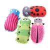 Yousheng Mop Insect Squeaky Plush Dog Toy Ladybug Caterpillar Shape Stuffed Crinkle Puppy Chew Toy for Small Dogs