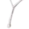 Les Trésors De Lily [J9619] - Silver Necklace 'Sissi' Silver White (rhodium-plated) - 4 Cm