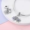 Charms Copper Blue Zircon Spider And Spider Web Pendants Fit Charms Plata Original Bracelet Beads Women Jewellery Making