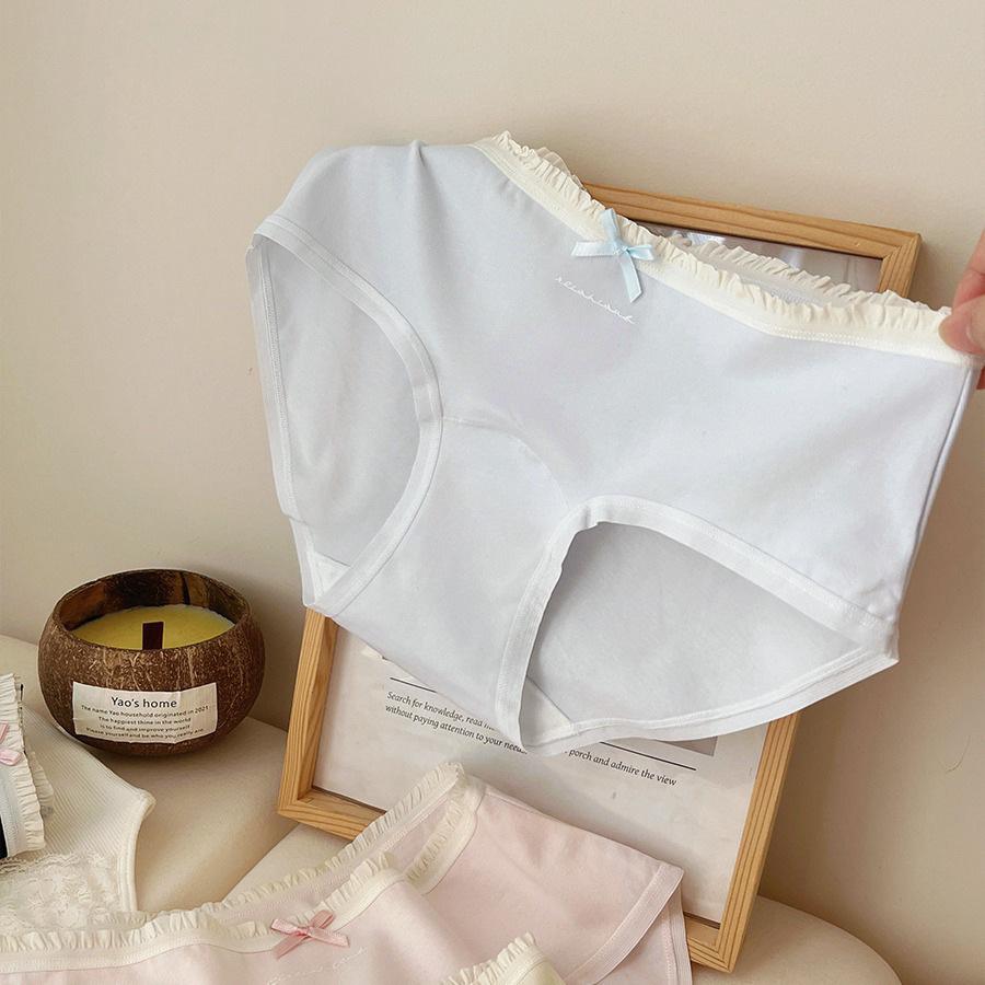 Женское антибактериальное хлопковое нижнее белье 7A, удлиненный шаговый шов, средняя талия, класс А, большой размер