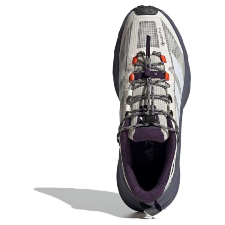 adidas Terrex Free Hiker PU, Текстильные Повседневные Беговые Кроссовки Унисекс Белый Фиолетовый HQ4886