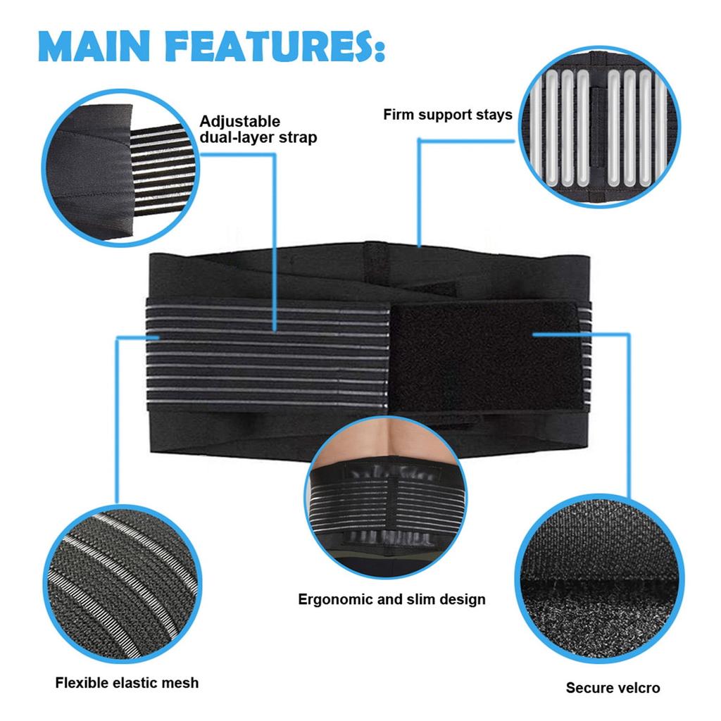 Бандаж для облегчения боли в пояснице - поддерживающий пояс при ишиасе, идеально подходит для мужчин и женщин, занимающихся спортом