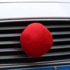 Cartoon Christmas Auto Exterior Decor Red Nose Car Reindeer Antler Kit  Auto Accessories