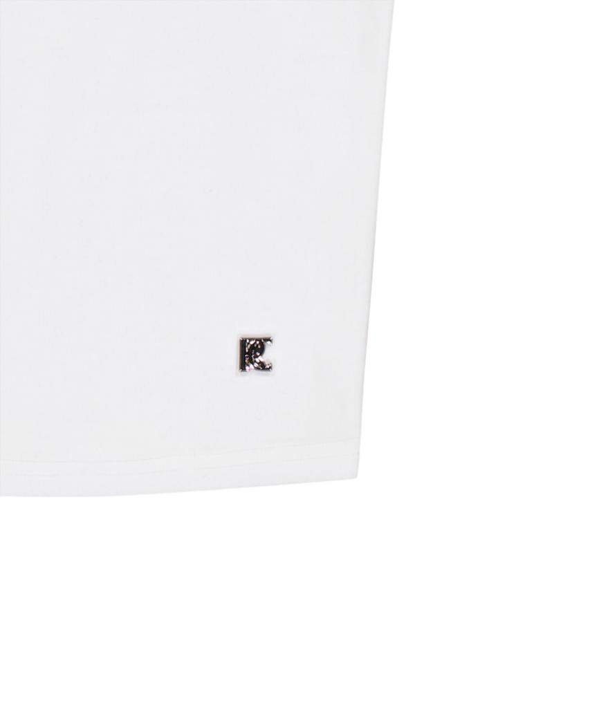 ROCKCAKE Базовый топ без рукавов с seam line - Цвет: Слоновая кость