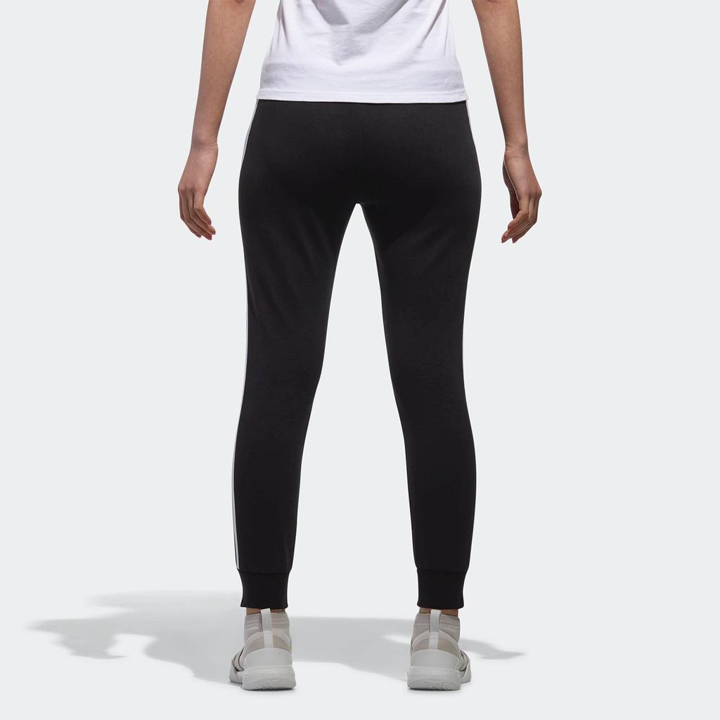 Adidas Lifestyle Casual Series PT FT CH 3S ANK Solid Color Lace-Up Comfortable Long Pants Knitted Sports Pants Women Pants Black CX5172