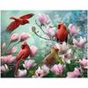 Full 5D Diy Diamond Painting Cartoon Birds and Flowers Embroidery Cross Stitch Home Decor Handmade