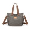 Retro Thickened Multi-pocket Canvas Bag Casual and Simple Hand-held Crossbody Tote Bag