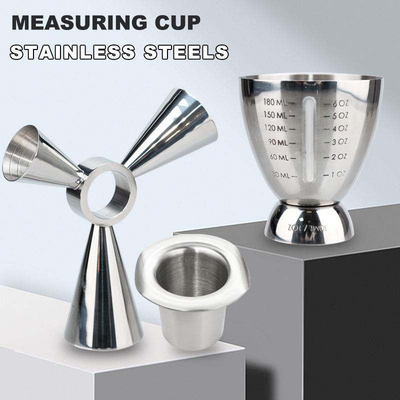 Unique Stainless Steel Double Jigger for Bartending Cocktail Jigger Cocktail Measuring Cup Shot Measure Jiggers Bar Accessories 5