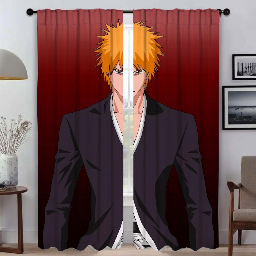 Шторы BleachS для гостиной Шторы для комнаты 2 панели Украшения на Хэллоуин Оттенки Разделение Домашний интерьер Шторы Кухня