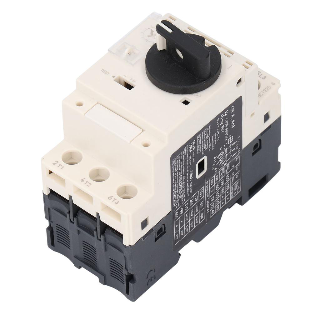 Автоматический выключатель двигателя, 6‑10 А, термомагнитный выключатель с ручкой, защитный выключатель двигателя, переменный ток, 690 В