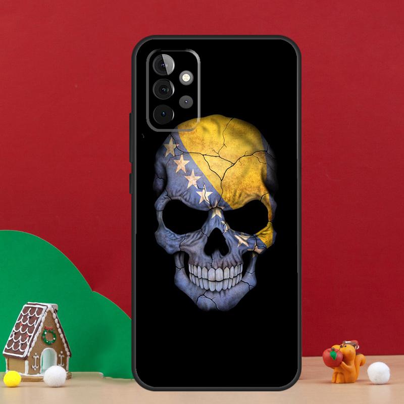 Чехол с флагом Боснии для Samsung Galaxy A36 A56 A06 A13 A53 A32 A12 A22 A52 A35 A17 A16 A55 A15 A54 A34 A14