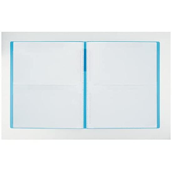 KOKUYO Receipt & Detail File Fixed Type Novita A4 24 Pocket Blue La-NVR510LB [Bulk Purchase Set of 3 Books]