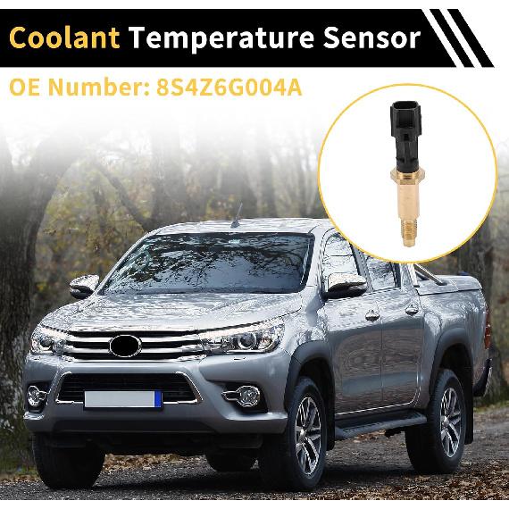 Coolant Temperature Sensor for Ford Fusion 2006-2015 Water Temperature Temp Sender Sending Unit Sensor No.8S4Z6G004A Gold Tone