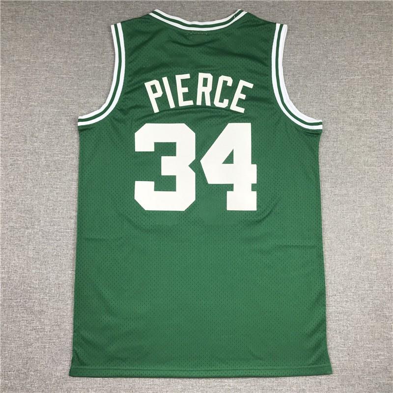 Баскетбольная майка-жилет Boston Celtics Пол Пирс 34 Ретро Вышитая Унисекс для Взрослых