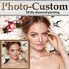 DIY Diamond Painting Photos Custom 5D Diamond Embroidery Full Round Mosaic Make Your Own Picture Of Rhinestone