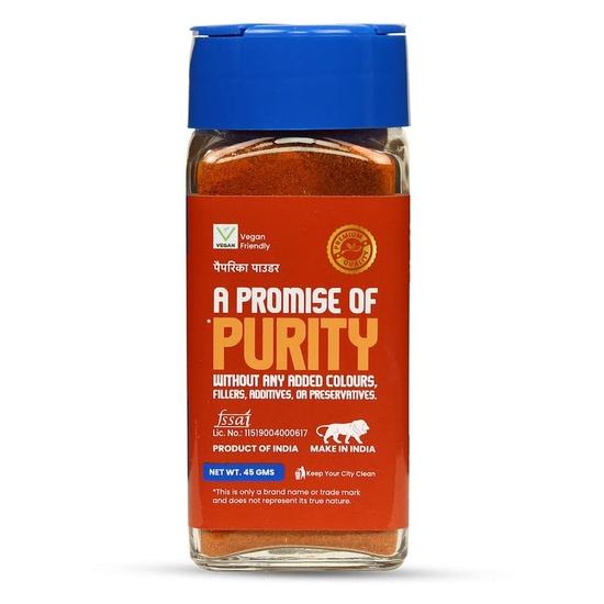 Копченый порошок паприки CRISTA из свежих и ароматных сушеных перцев чили без добавления красителей, наполнителей, добавок и консервантов с дымным вкусом