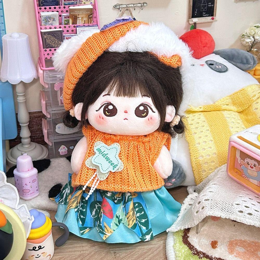 Toy Accessories 20cm Cotton Doll Clothes Dress Up 20cm Doll Skirt Clothes  Cotton Doll Accessories