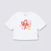 [Vans X The Museum Visitor] Big Hearts Cropped Tee Vn000kafwht