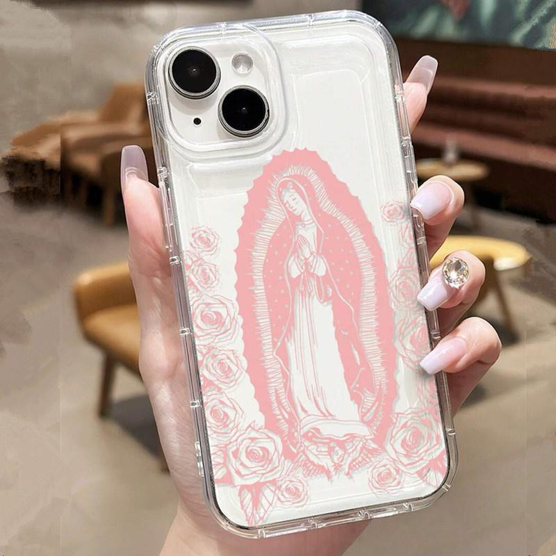 Минималистичный чехол для телефона с лозунгом Jesus Girl Tulip для iPhone 16E 16 15 14 Pro Max Plus 11 12 13 XR 7 8 Plus SE2, противоударный чехол из ТПУ