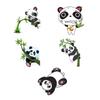 1 Pc Funny Giant Panda Panda Print Stickers Personalized Design Car Door Window Exterior Body Decorative Stickers for Adults