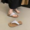 Модный набор шлепанцев для женщин, чтобы носить летом, корейские шлепанцы для женской обуви на плоской подошве для морского отдыха, пляжная обувь, красивые сандалии