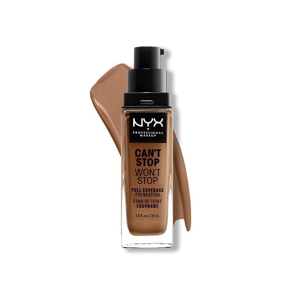 NYX Professional Makeup Can't Stop Won't Stop Full Coverage Foundation 24-часовое полное покрытие с матовым финишем - фарфор