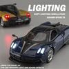 Scale 1:36 Huayra Dinastia Metal Cars Toys Diecast Alloy Car Model for Boys Children Kids Toy Vehicles Sound and Light