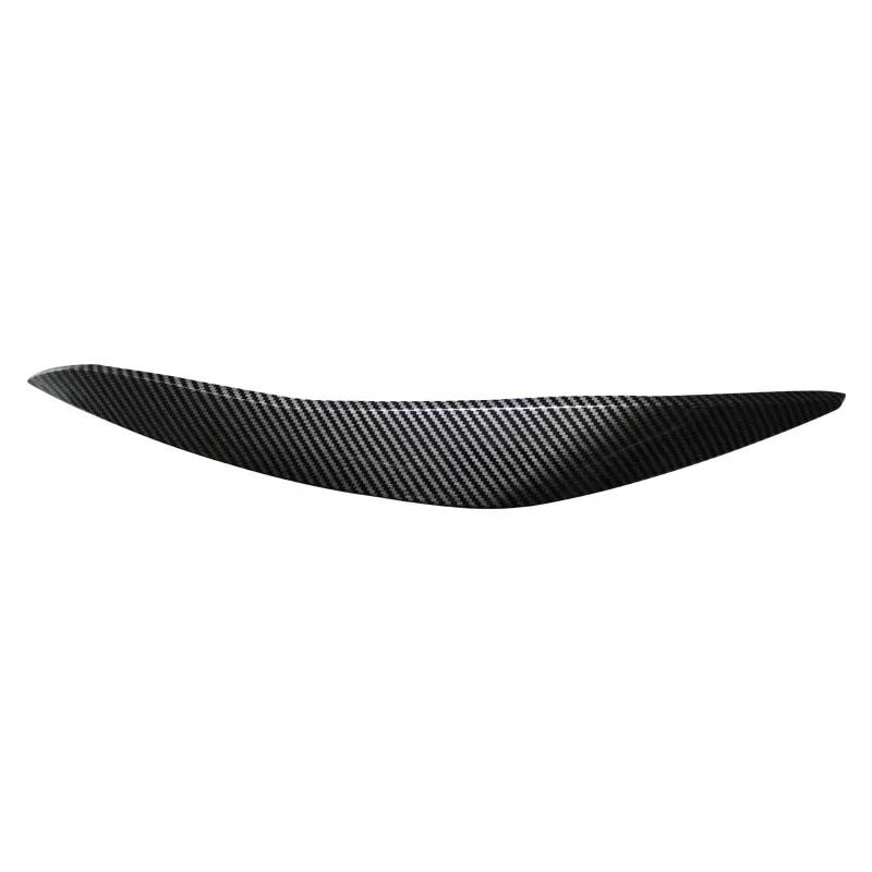 Headlamp Eyebrow Cover For BMW 5 Series F10 F11 2011-2014 Carbon Fiber Headlight Eyebrow Eyelid Cover Trim
