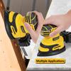 Detail Sander 13,000 OPM Compact Electric Sander with Dust Collector 220W 1.6Amp Power Sander with