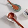 Vintage Porcelain Spoon Rest Anti-skid Texture Utensils Holder Minimalist Ladle Holder  Restaurant