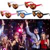 Heart Effect Diffraction Glasses  See Hearts Special Effect Rave Party Music Festival Light Changing Eyewear