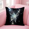 Cute Butterfly Cushion Cover Natural Linen Pillow Case DoubleSided Print Decorative Sofa Pillowcase Home Decor Gift