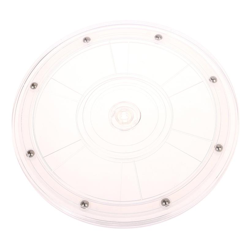 Поворотный стол Прозрачный акриловый вращающийся на 360 градусов стенд с круглым основанием Ленивые украшения Декор поворотные пластины мебельная фурнитура