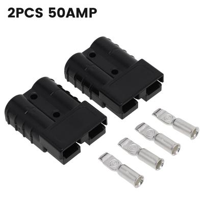 2 ШТ. Разъемы типа FOR-Anderson 50 А 6AWG 12-24 В постоянного тока для электроинструмента