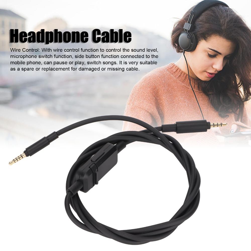 Flexible Earphone Replacement Cable Headphone Sound Cable for Beyerdynamic MMX 300 2nd Gen Home