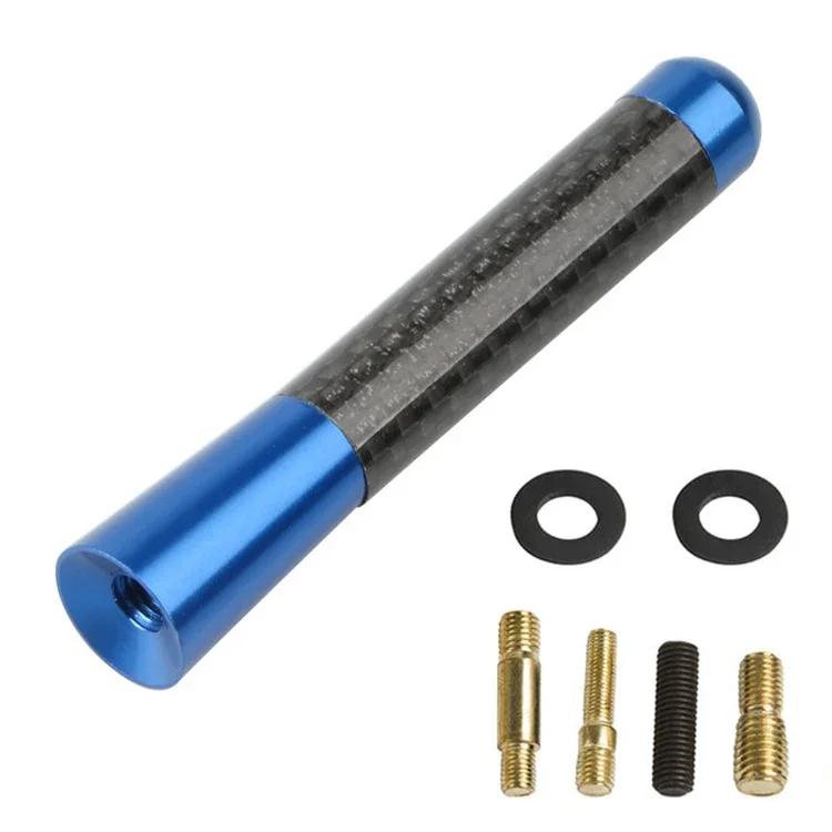 3,5 см/8 см/12 см универсальная автомобильная короткая радиоантенна из углеродного волокна черная автомобильная антенна на крышу радиоантенна FM/AM металлические приемные антенны