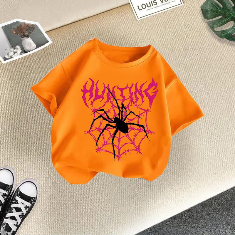 Children's Casual Short-sleeved T-shirt For Summer, Cute T-shirt For Girls And Boys