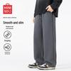 MINISO Men's Fleece-Lined Straight-Leg Casual Pants