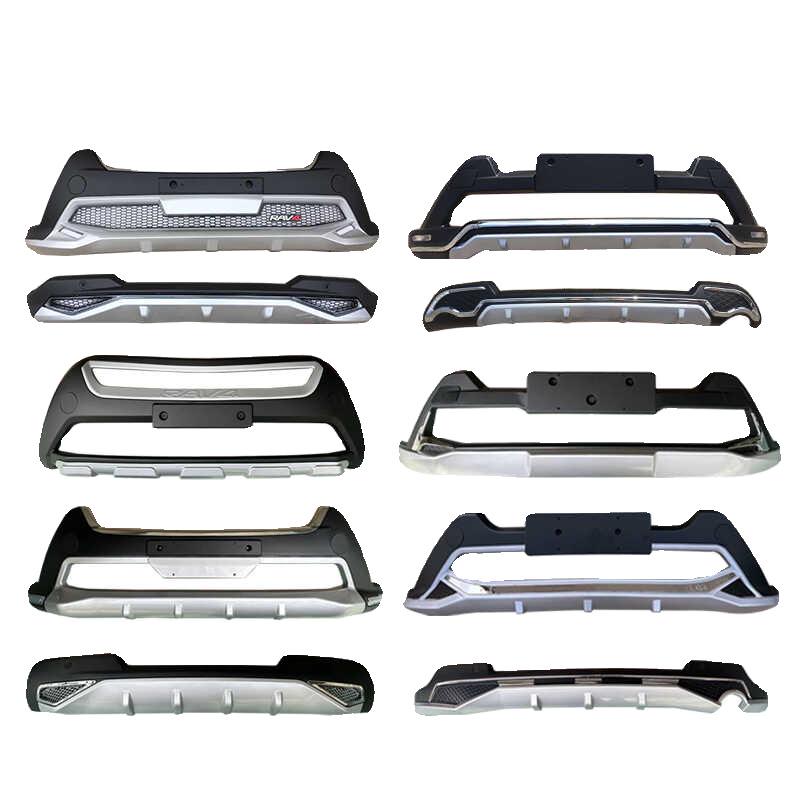 Защитные накладки на передний и задний бамперы для RAV4 (Модели 2013-2019 гг.)