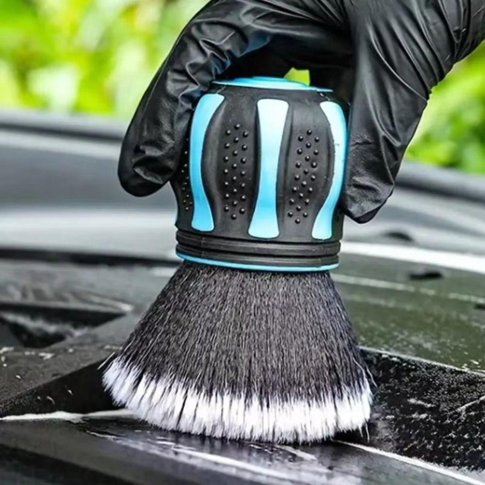 Reusable Design Car Detailing Brushes Ergonomic Grip Detailing Dusting Tool Air Vent Maintenance