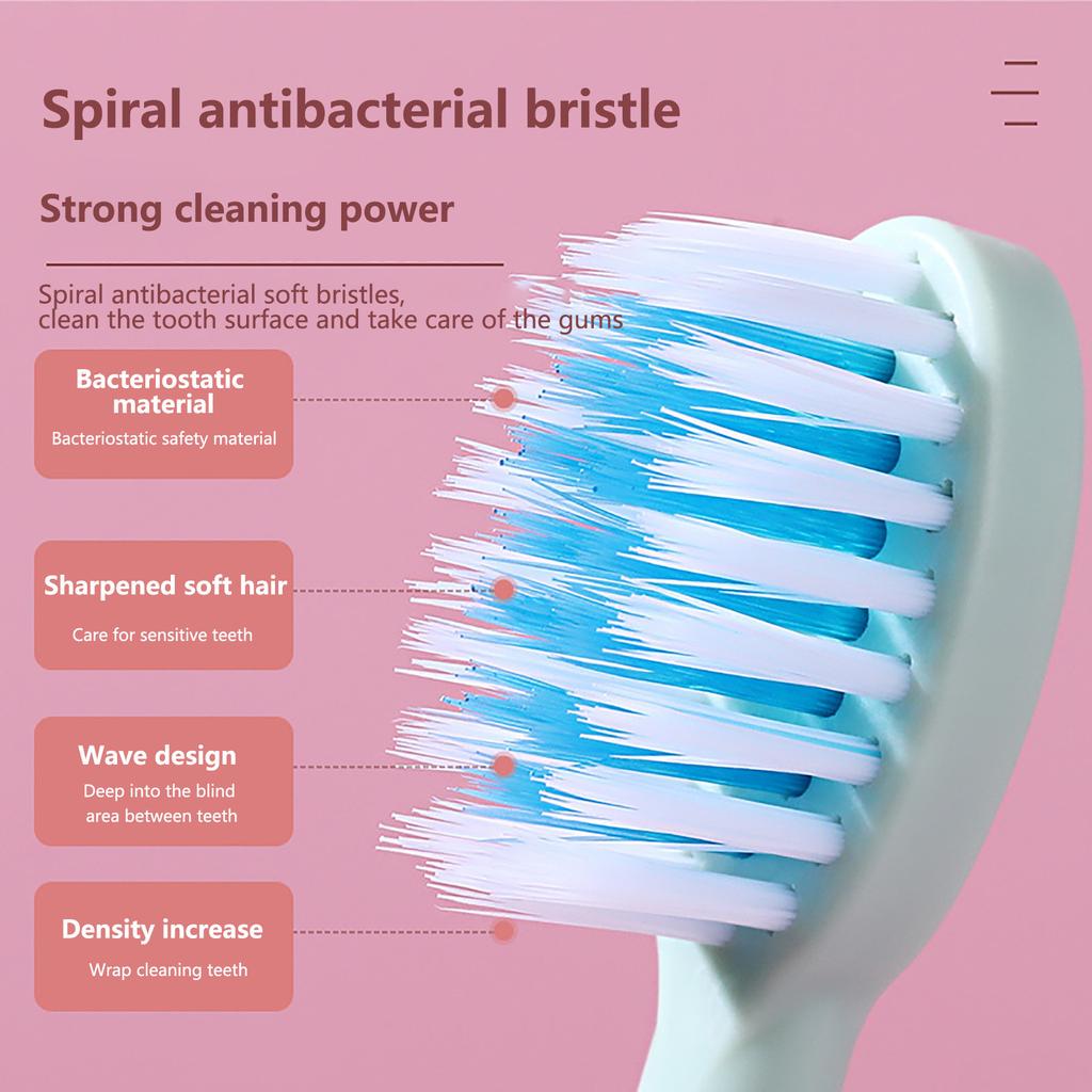 Электрическая зубная щетка для взрослых, электрическая вращающаяся зубная щетка, домашняя водонепроницаемая вибрирующая зубная щетка с мягкой щетиной, каппа с 3 насадками
